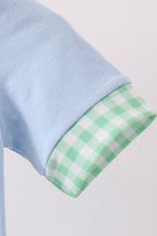 Blue Farm Embroidered Bubble