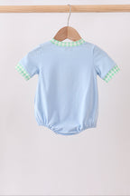 Blue Farm Embroidered Bubble