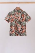 Camo Wildlife Embroidered Dad&me Button Down Shirt