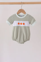 Sage pumpkin embroidery bubble
