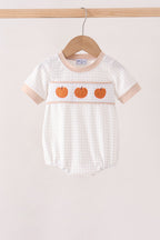 Khaki Pumpkin Embroidery Bubble