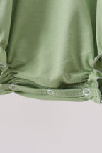 Sage Pumpkin Embroidered Bubble