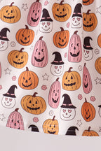 Pumpkin ruffle shorts set