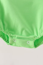 Green embroidery bubble