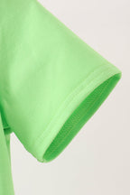 Green embroidery top