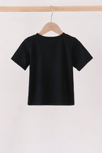 Black Ghost Embroidery Top