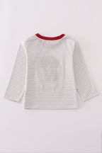 Alabama polka dot elephant french knot top