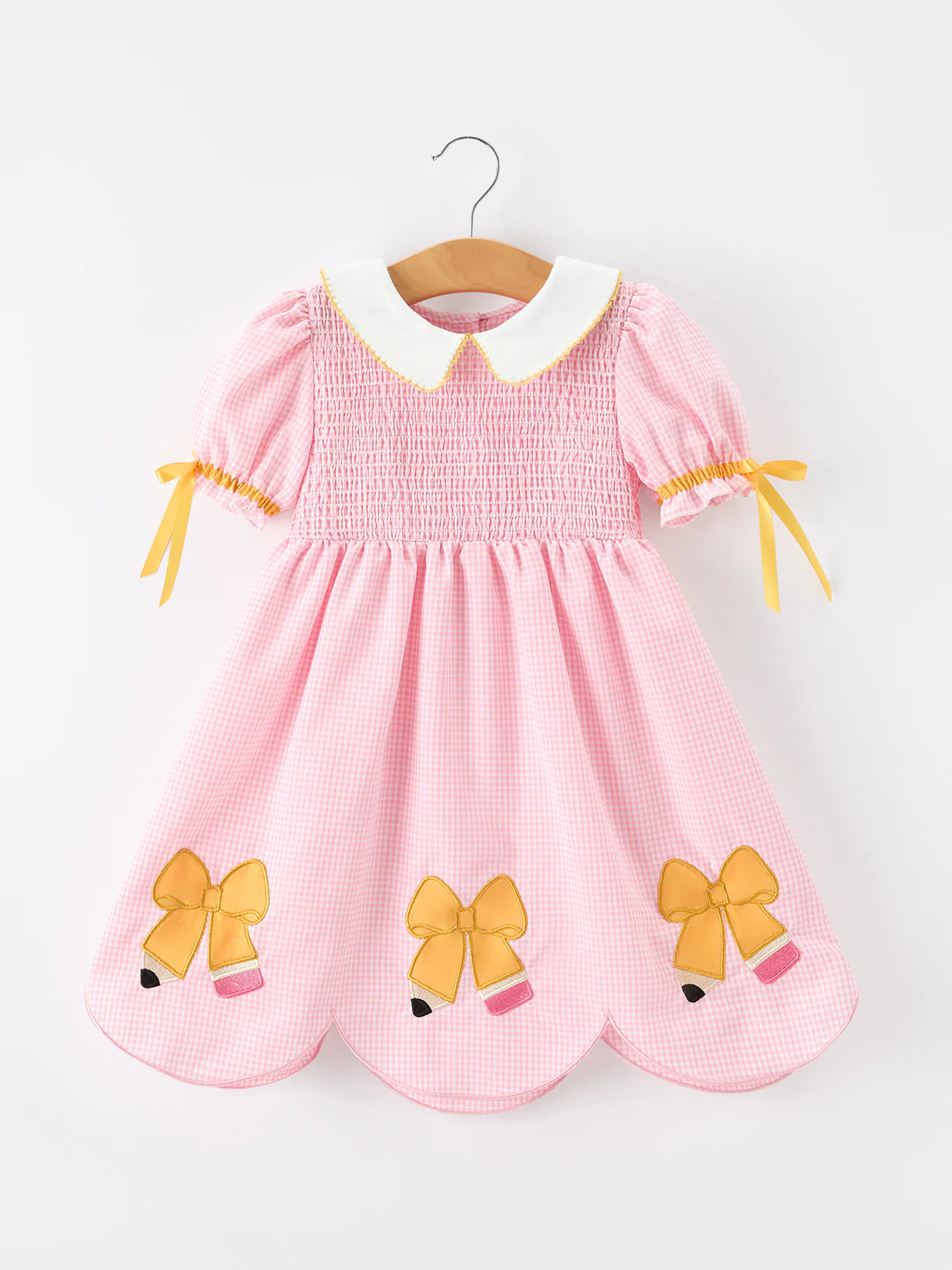 Back to School Smocked Pencil Twirl