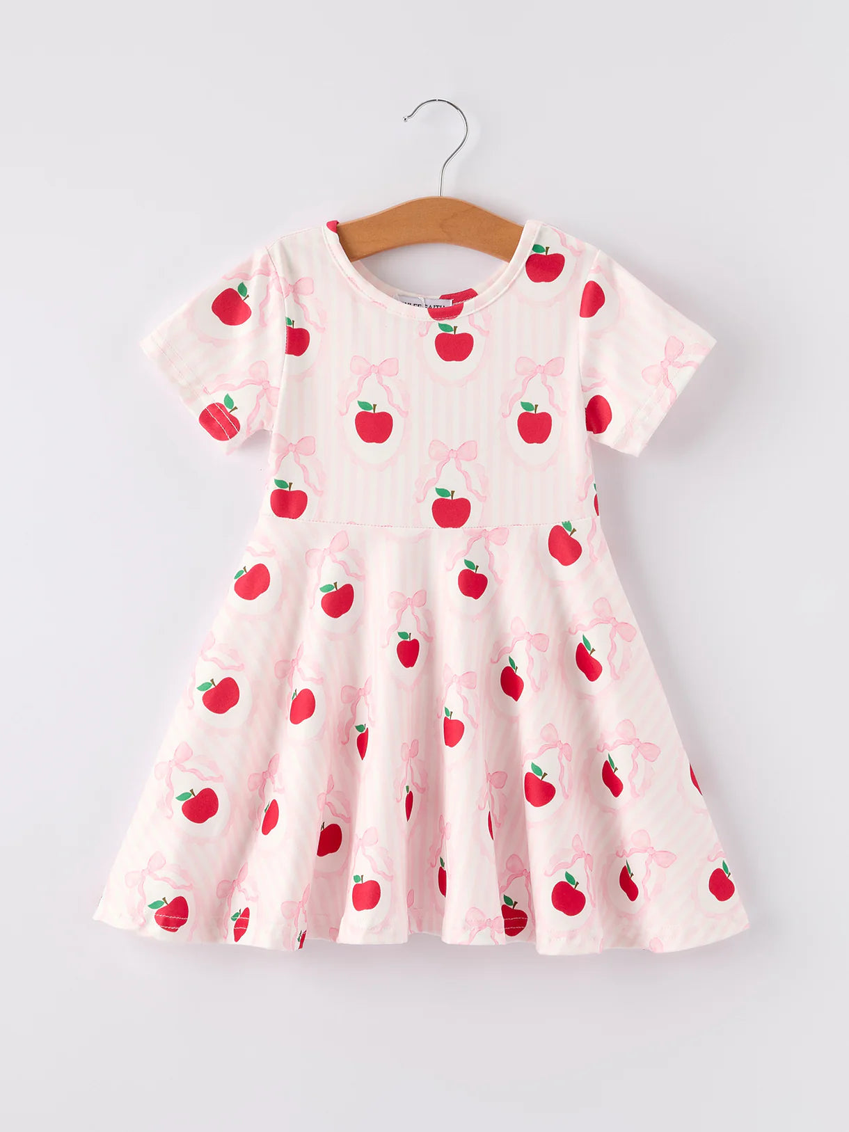 Back to School Apple Bow Dress