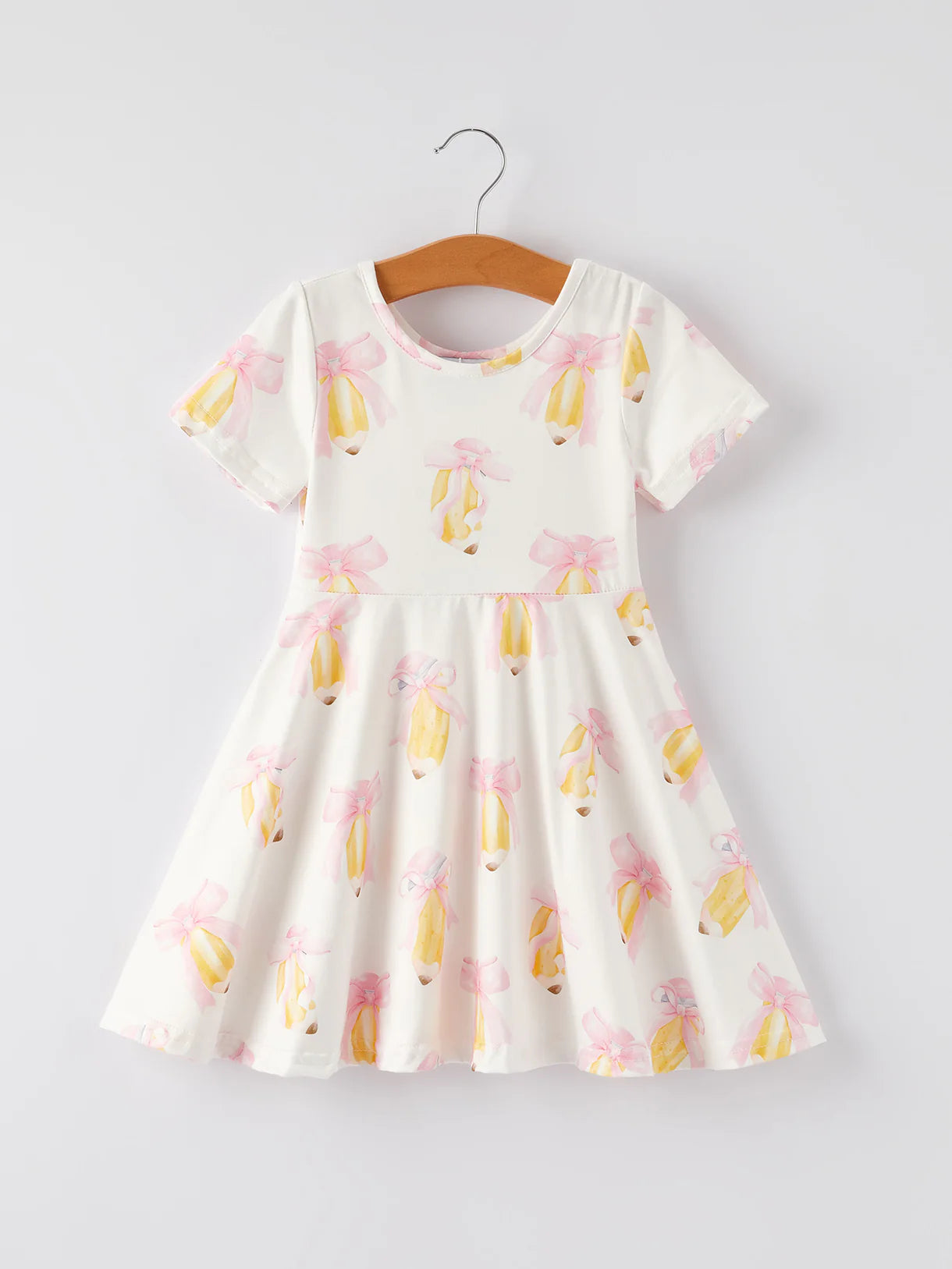 Back to School Pencil Bow Dress