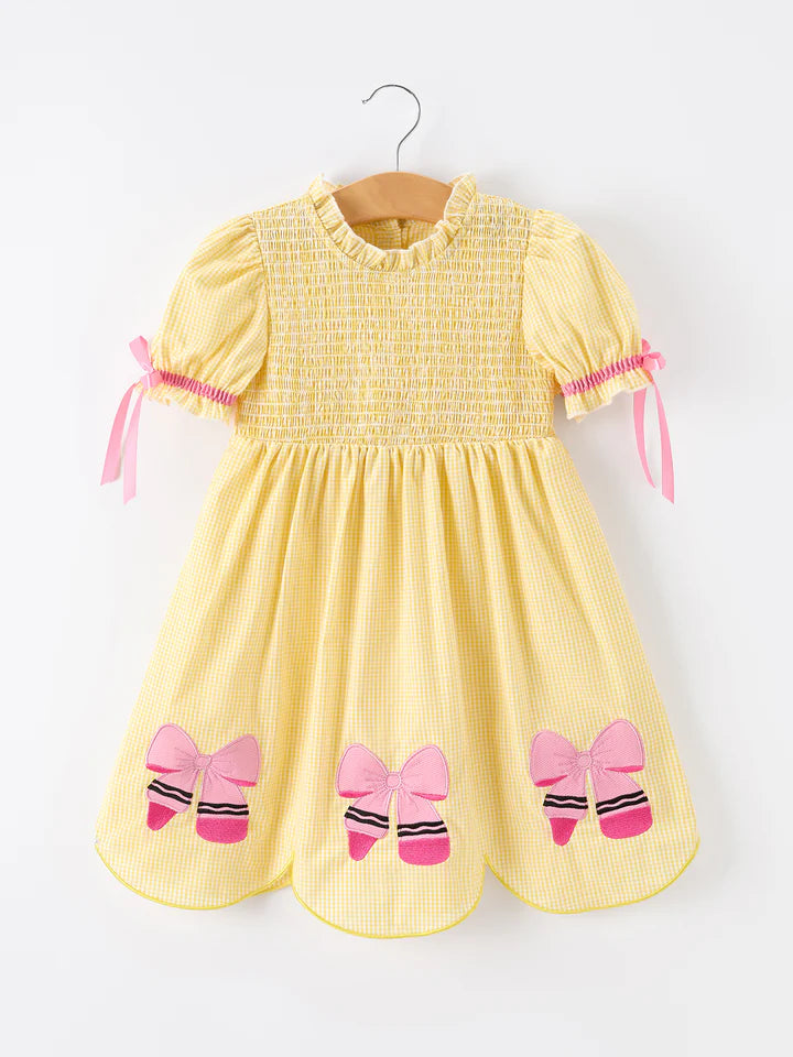 Back to School Crayon Dress