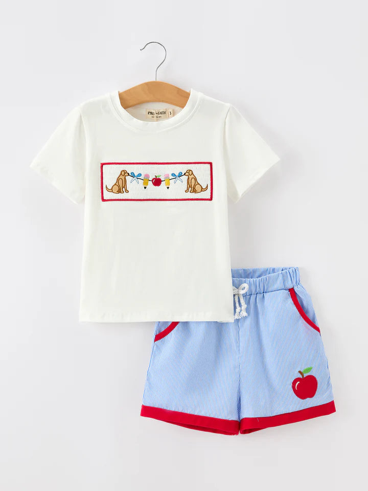 Back to School Boys Puppy Set