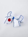 Blue Apple Bow