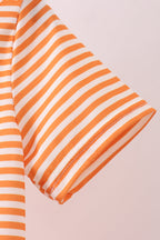 Tennessee Go vols embroidery stripe top