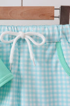 Green Apple Embroidered Set
