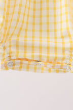 Mustard Honey Bear Embroidered Bubble