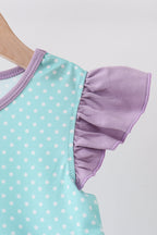 Blue under the sea Embroidered Dress