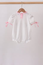 Pink Carousel Embroidered Bubble